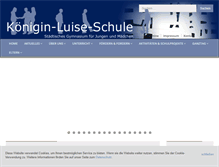 Tablet Screenshot of koenigin-luise-schule.de